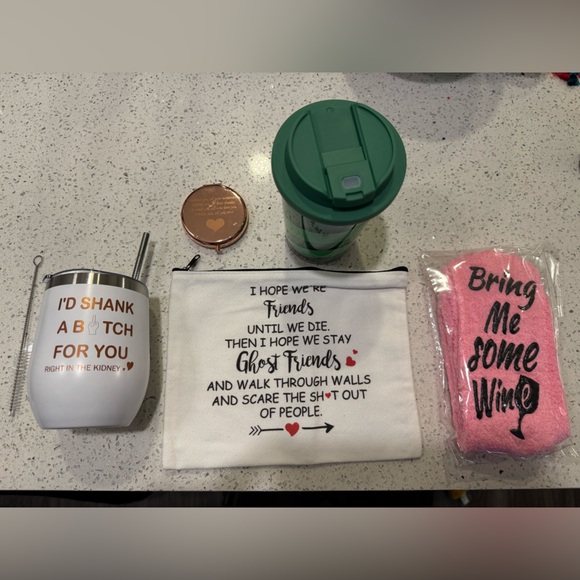 Other - Friends Themed Gift Set with Tumbler and Pouch